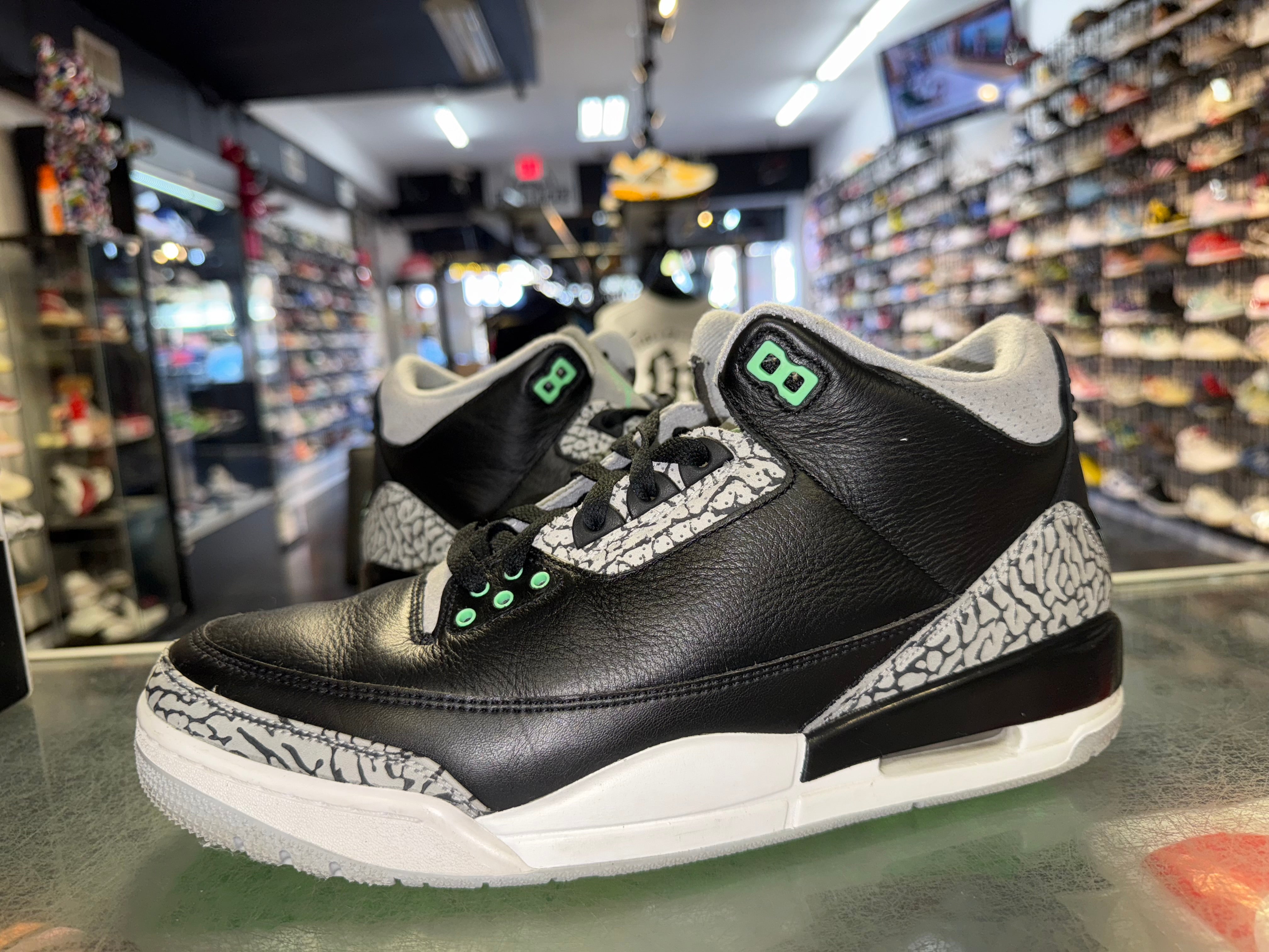 Size 11 Air Jordan 3 "Green Glow"