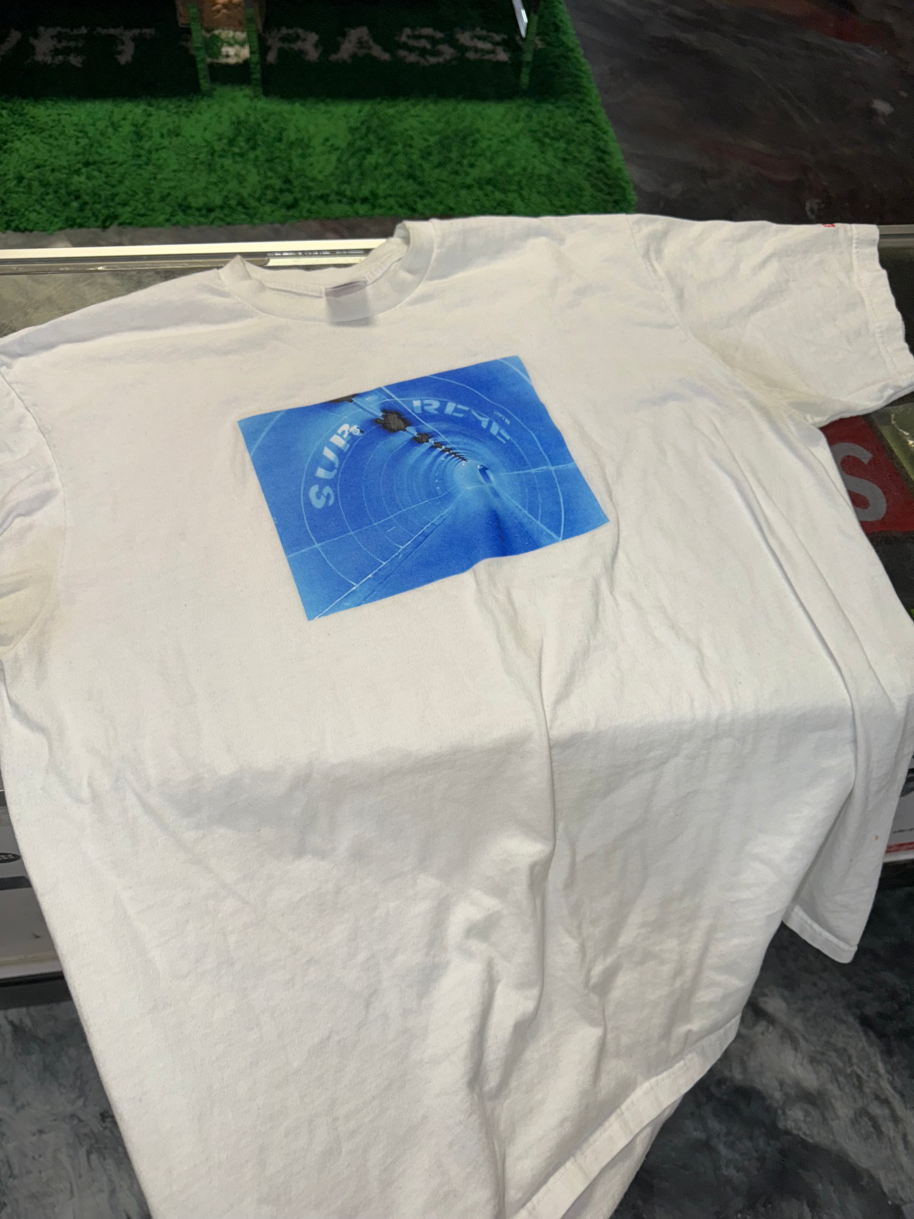 Size XL Supreme Tunnel Tee "White"