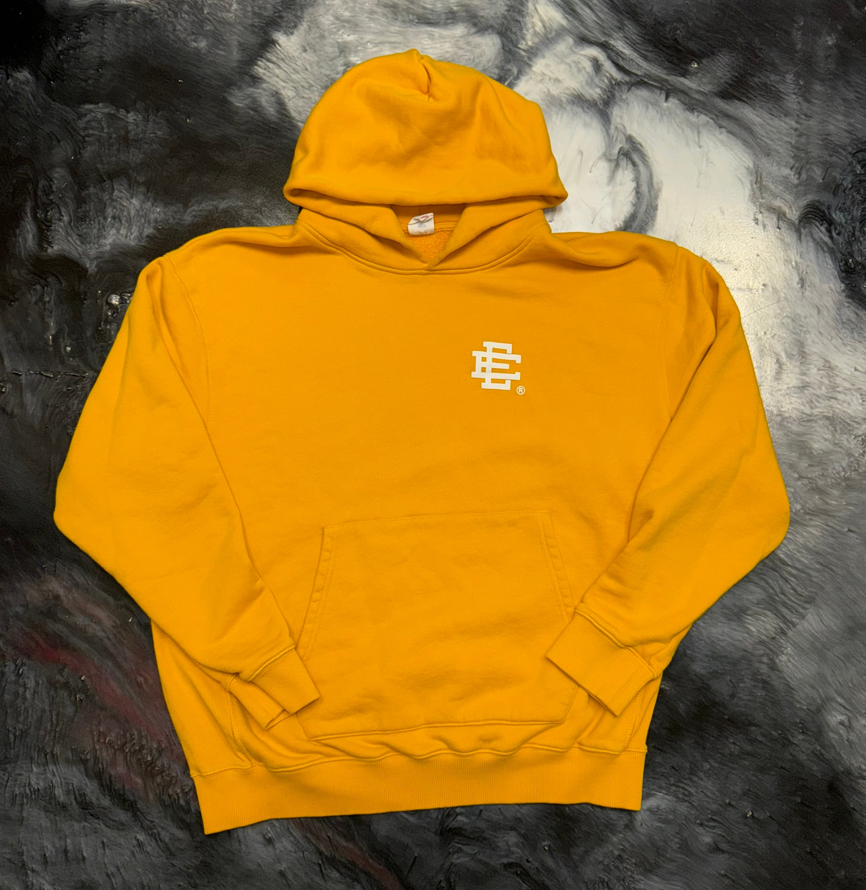 Size XXL Eric Emanuel EE Hoodie “University Gold”