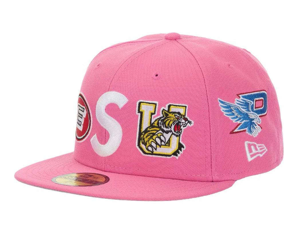 Size 7 5/8 Supreme Mascot S Logo Fitted Hat “Pink” Brand New