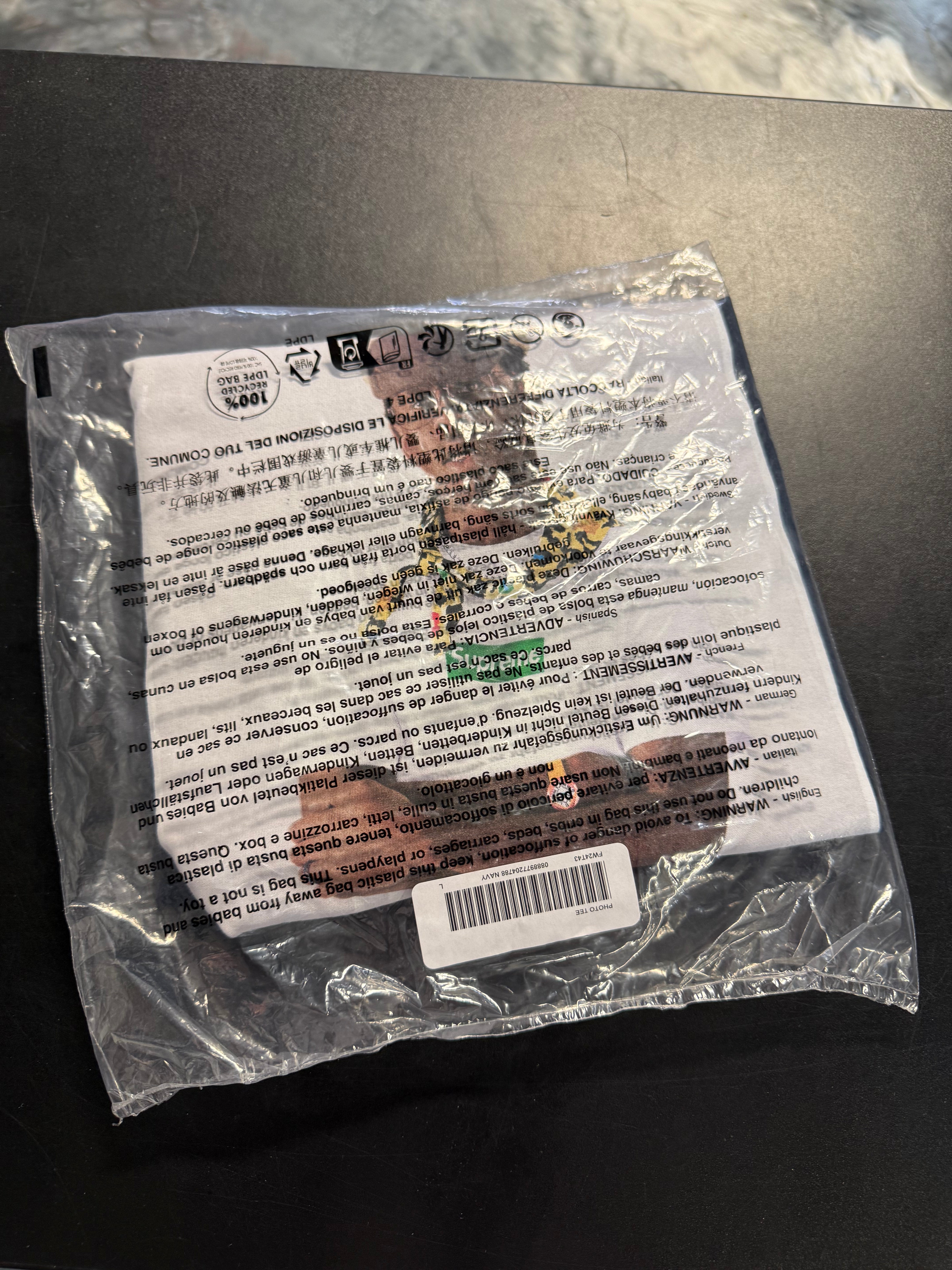 Size L Supreme Tyler The Creator Tee “Navy” Brand New