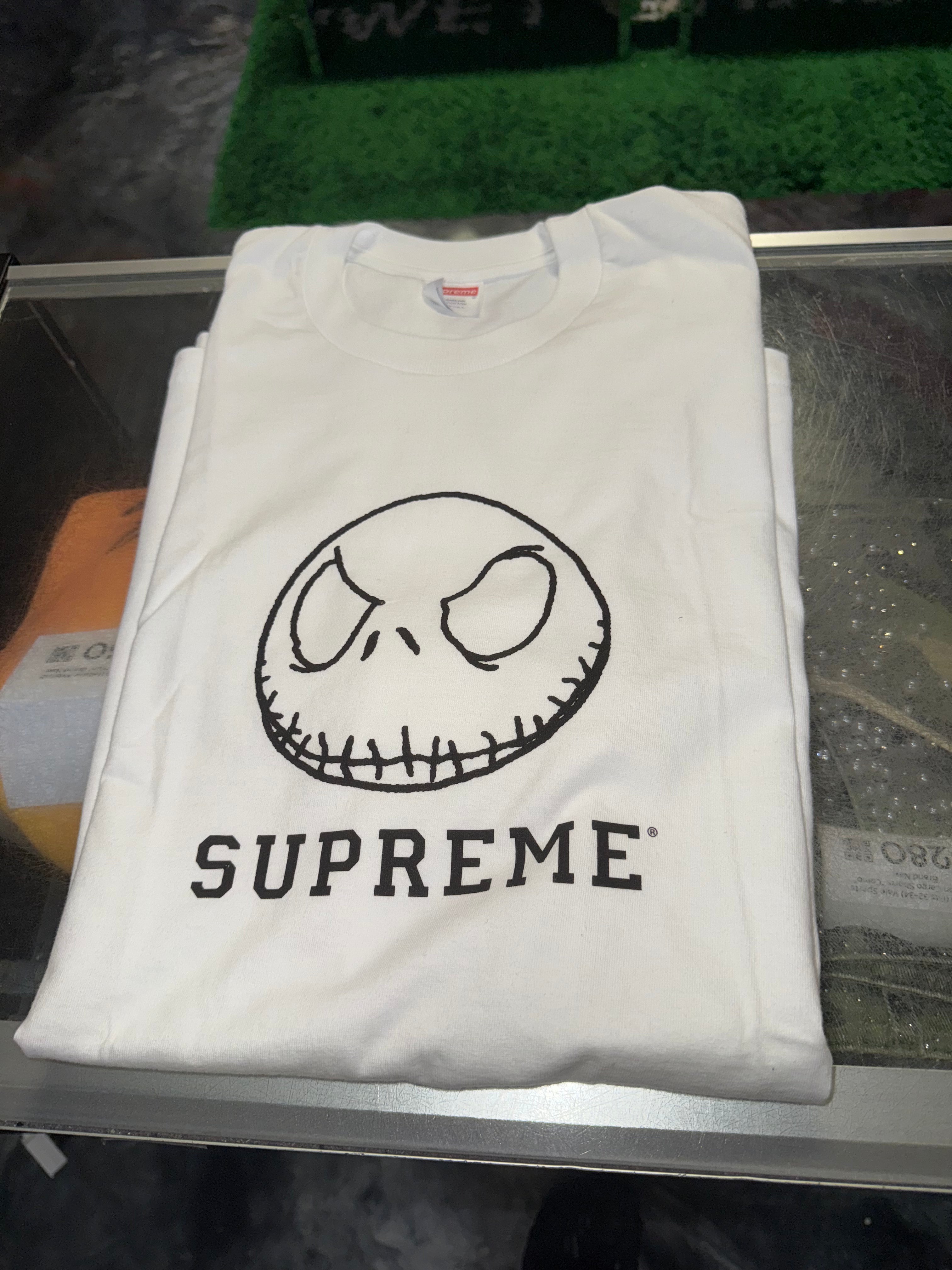 Size L Supreme Skeleton Tee “White” Brand New