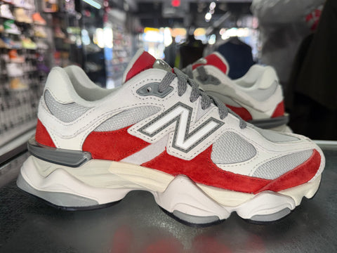 Size 4.5y New Balance 9060 "White Red" Brand New