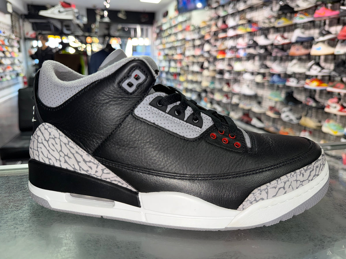 Size 10.5 Air Jordan 3 "Black Cement"