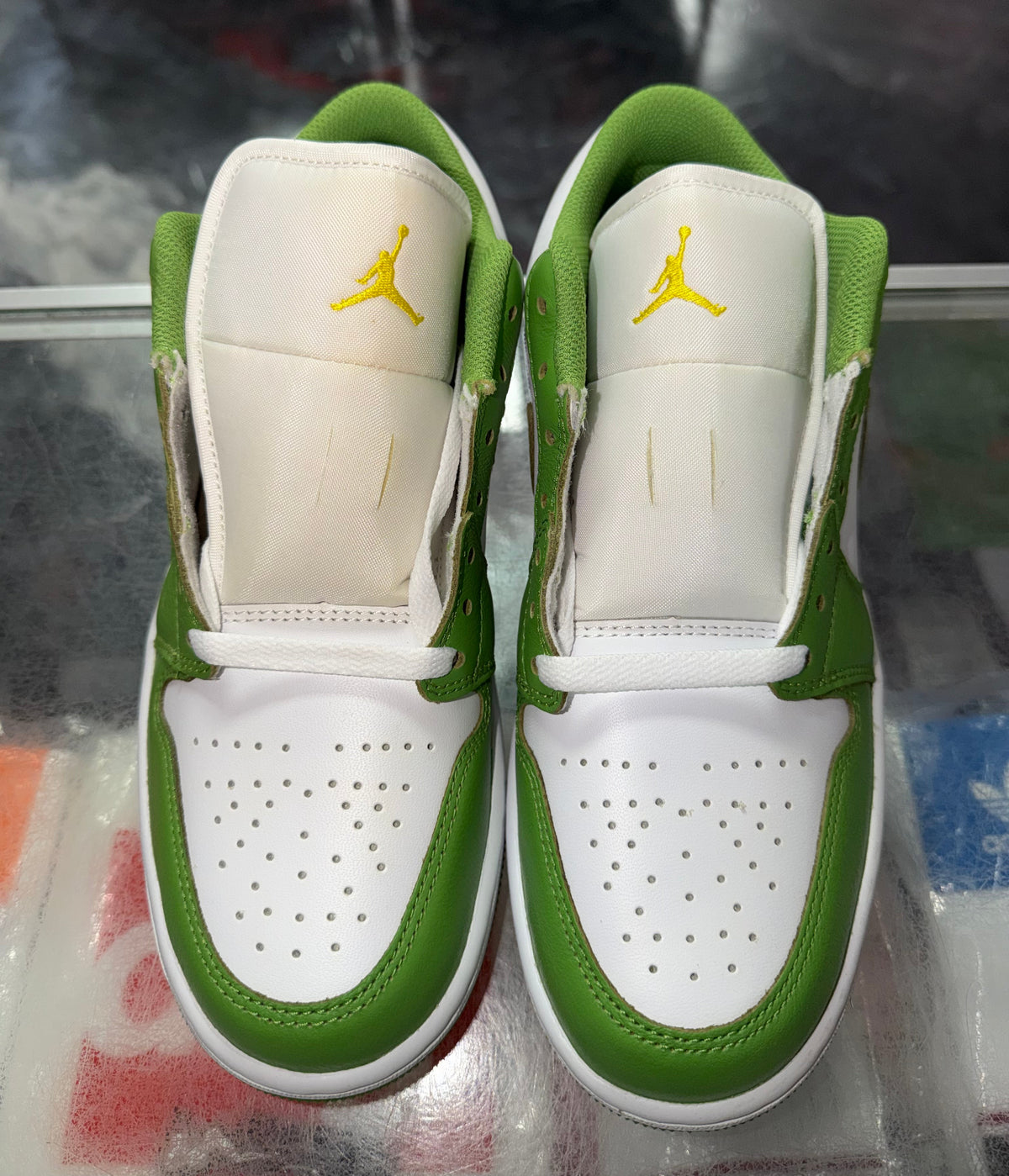 Size 8.5 Air Jordan 1 Low "Chlorophyll" Brand New