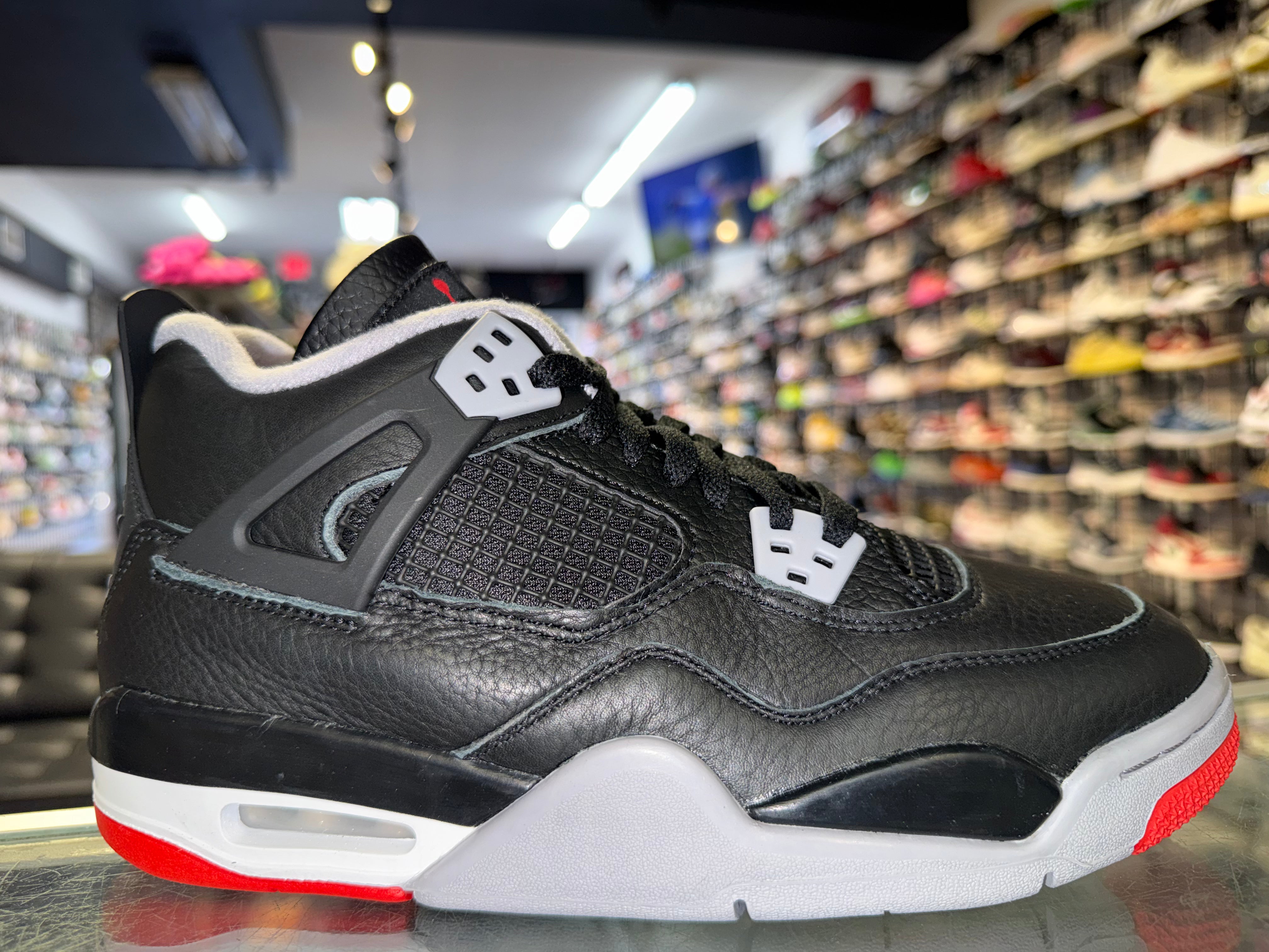 Size 7y Air Jordan 4 "Bred Reimagined" Brand New