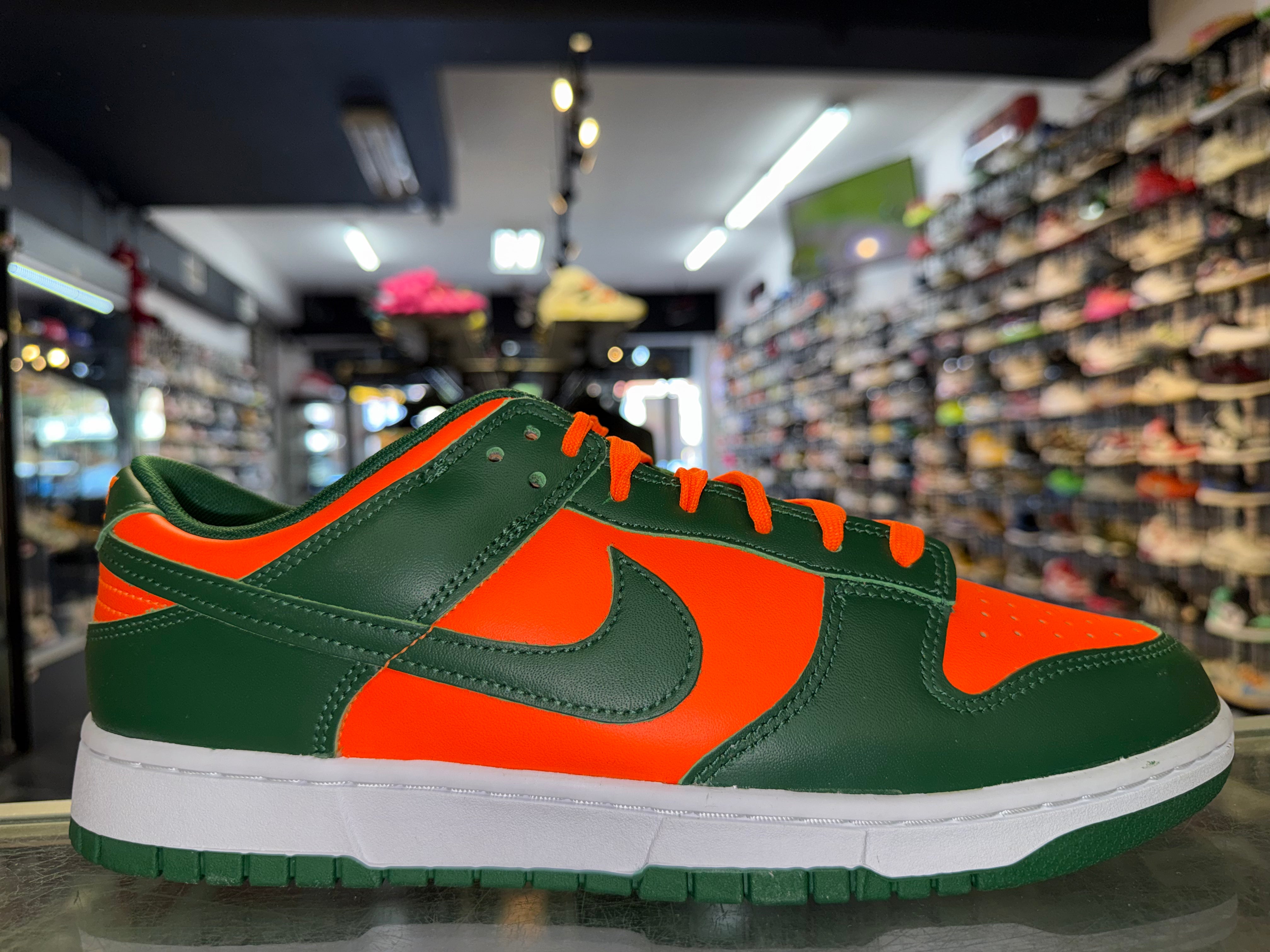 Size 12 Dunk Low "Miami Hurricanes" Brand New