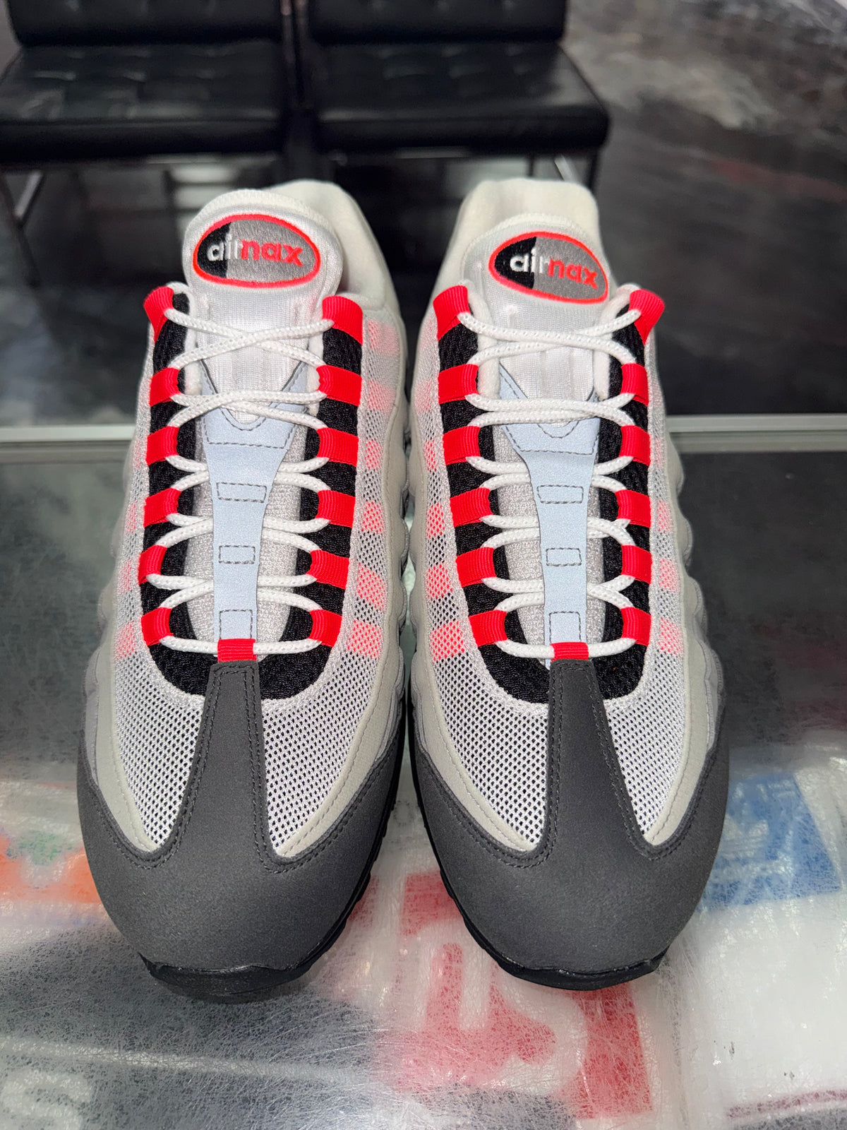 Size 11.5 Air Max 95 Big Bubble “Solar Red” Brand New