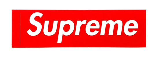 Red Box Logo Supreme Sticker