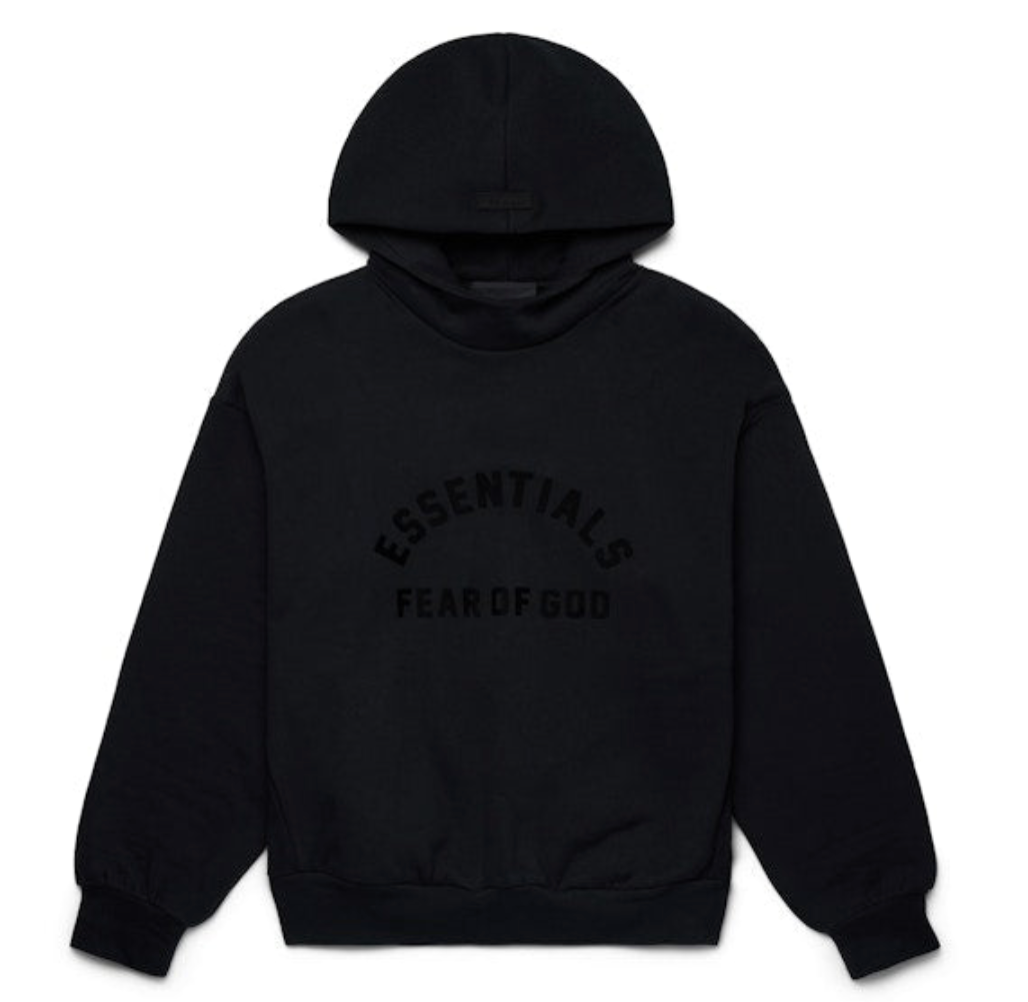 Size M Essentials FOG Arch Logo Hoodie “Black”