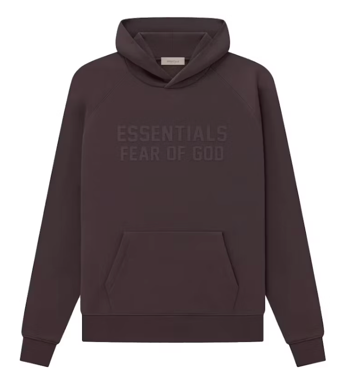 Size XL Fear of God Essentials Hoodie Plum