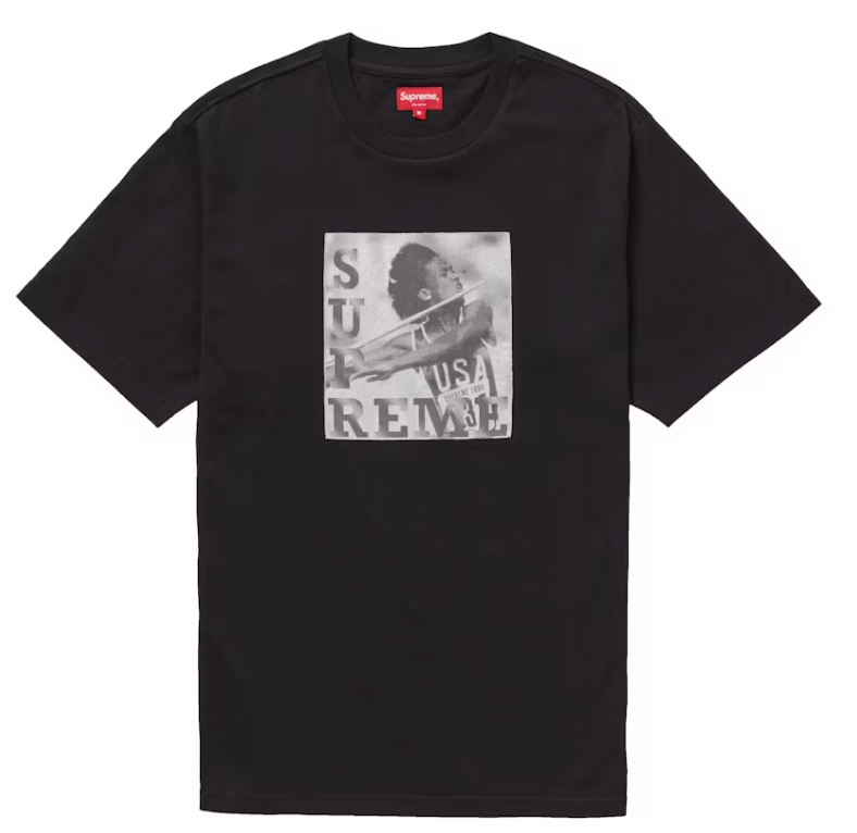 Size M Supreme Javelin Label S/S Top "Black" Brand New