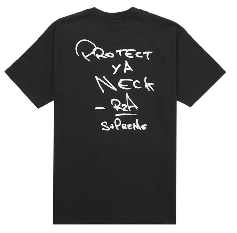 Size XL Supreme Wu-Tang Clan RZA Tee "Black" Brand New