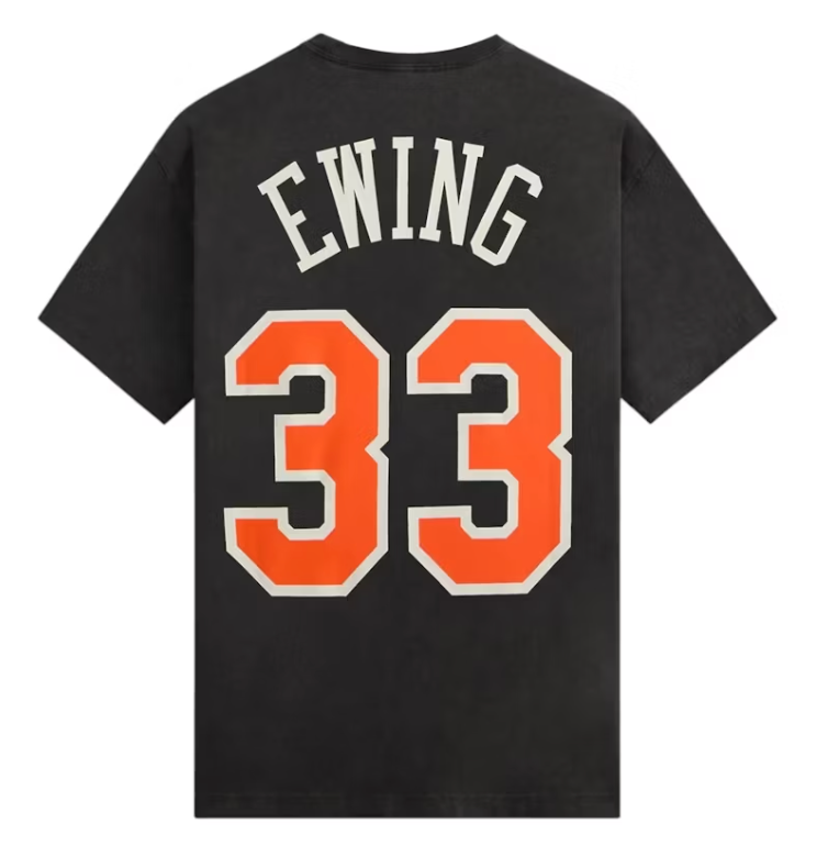 Size XL Kith x New York Knicks Patrick Ewing Vintage Tee "Black" Brand New