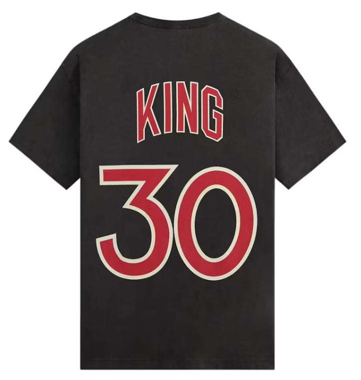 Size XL Kith x New York Knicks Bernard King Vintage Tee "Black" Brand New