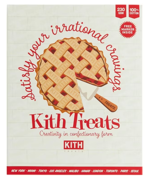 Size L Kith Treats Cranberry Tee "White" Brand New