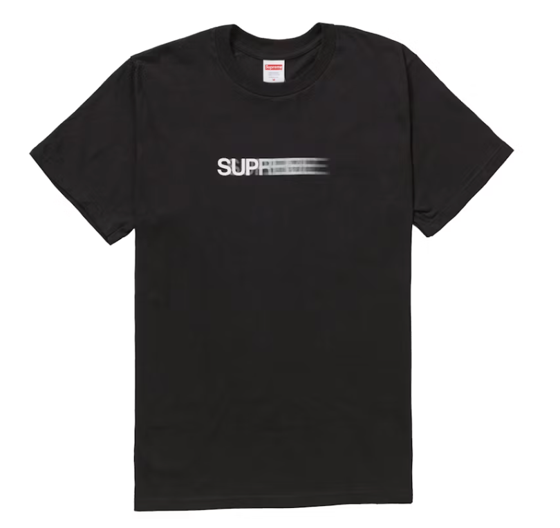 Size XL Supreme Motion Logo Tee "Black" Brand New
