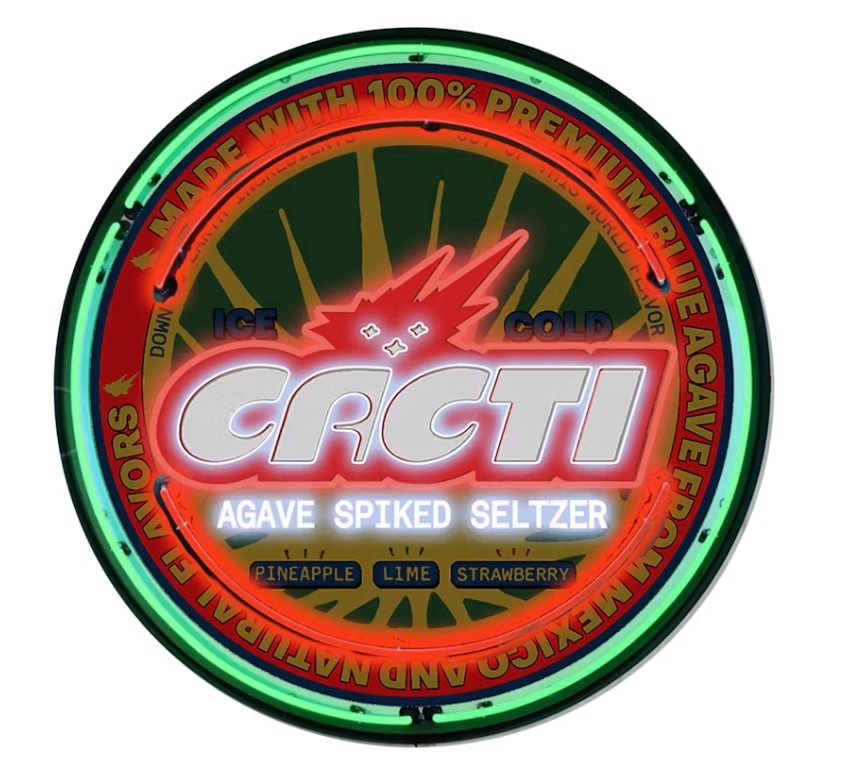 Travis Scott Cacti Seal Neon Sign Brand New