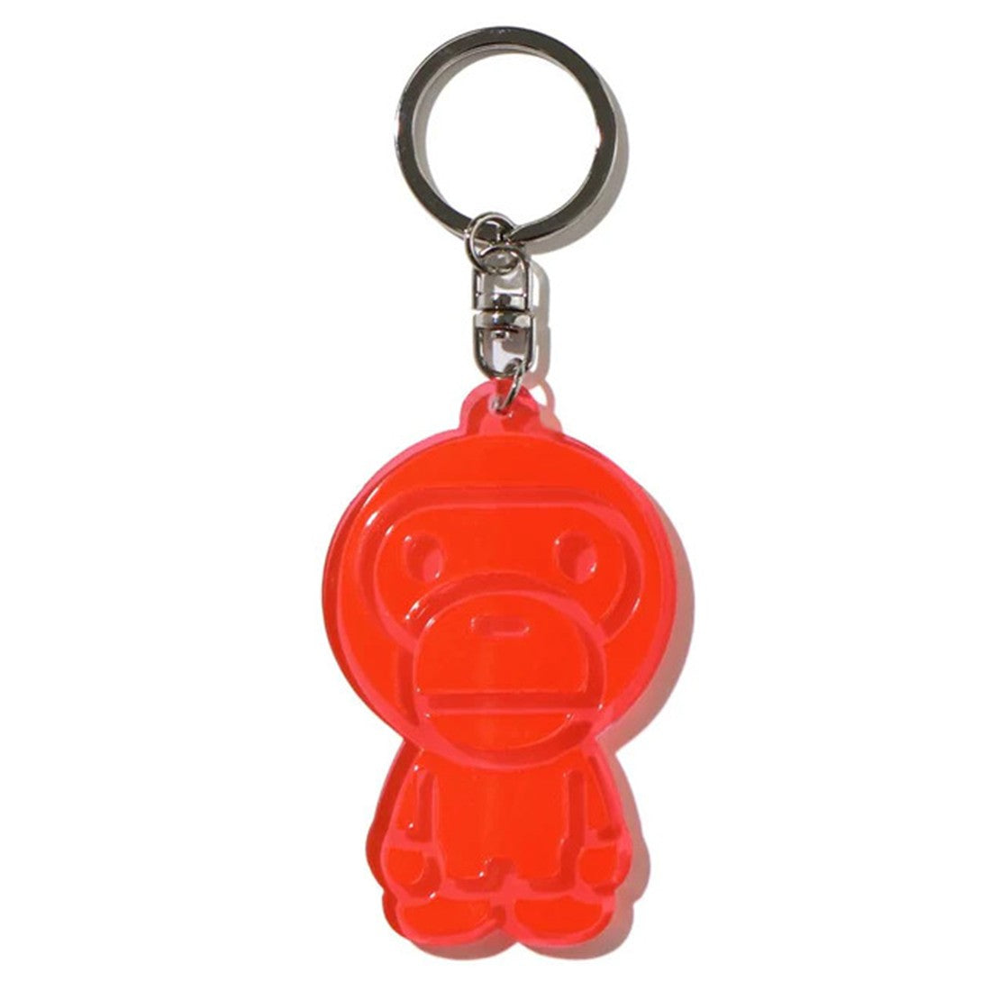 BAPE Baby Milo Reflective Keychain "Orange" Brand New