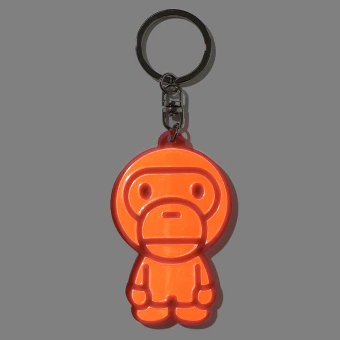 BAPE Baby Milo Reflective Keychain "Orange" Brand New