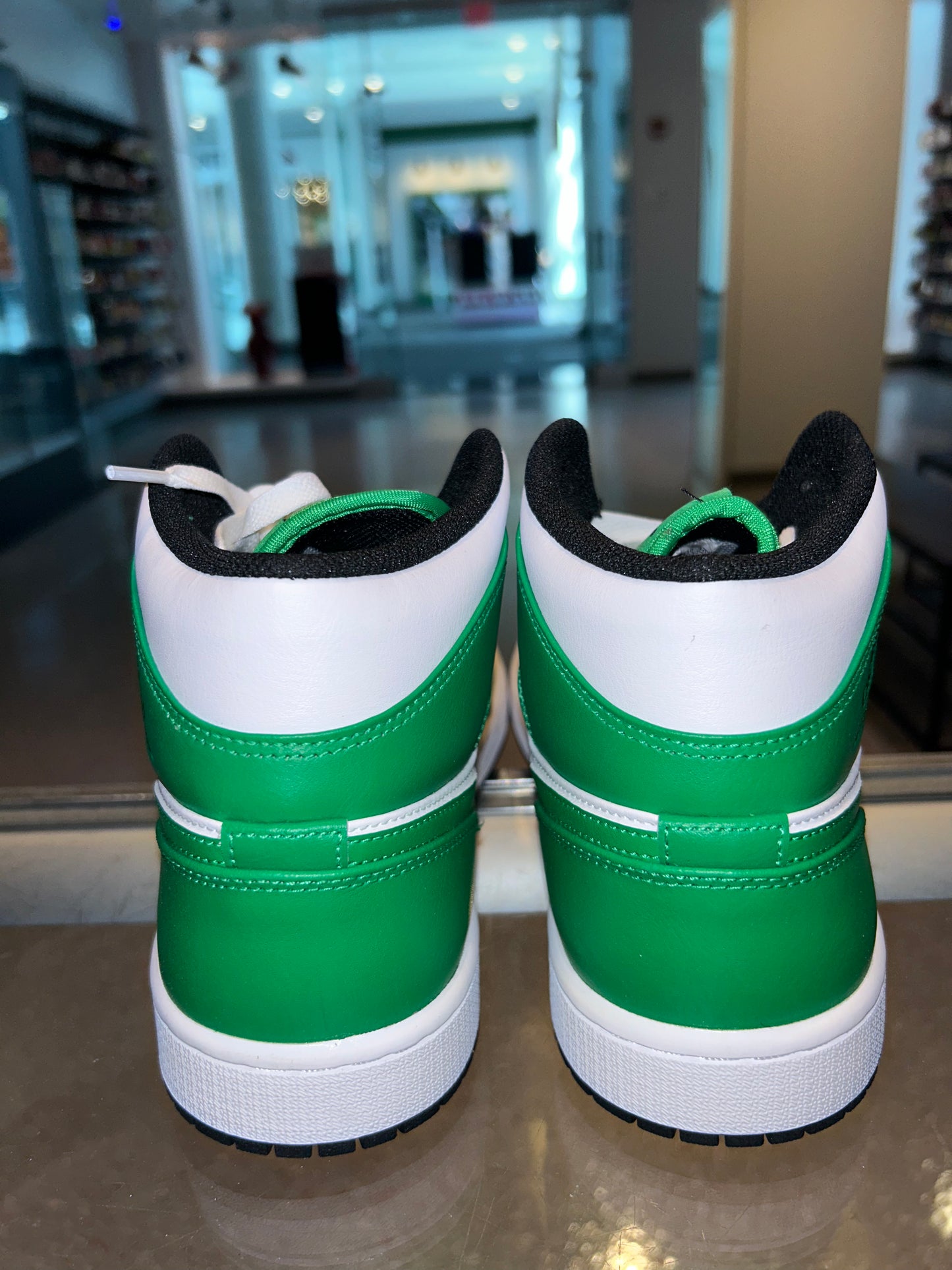 Size 9 Air Jordan 1 Mid “Lucky Green” Brand New (Mall)