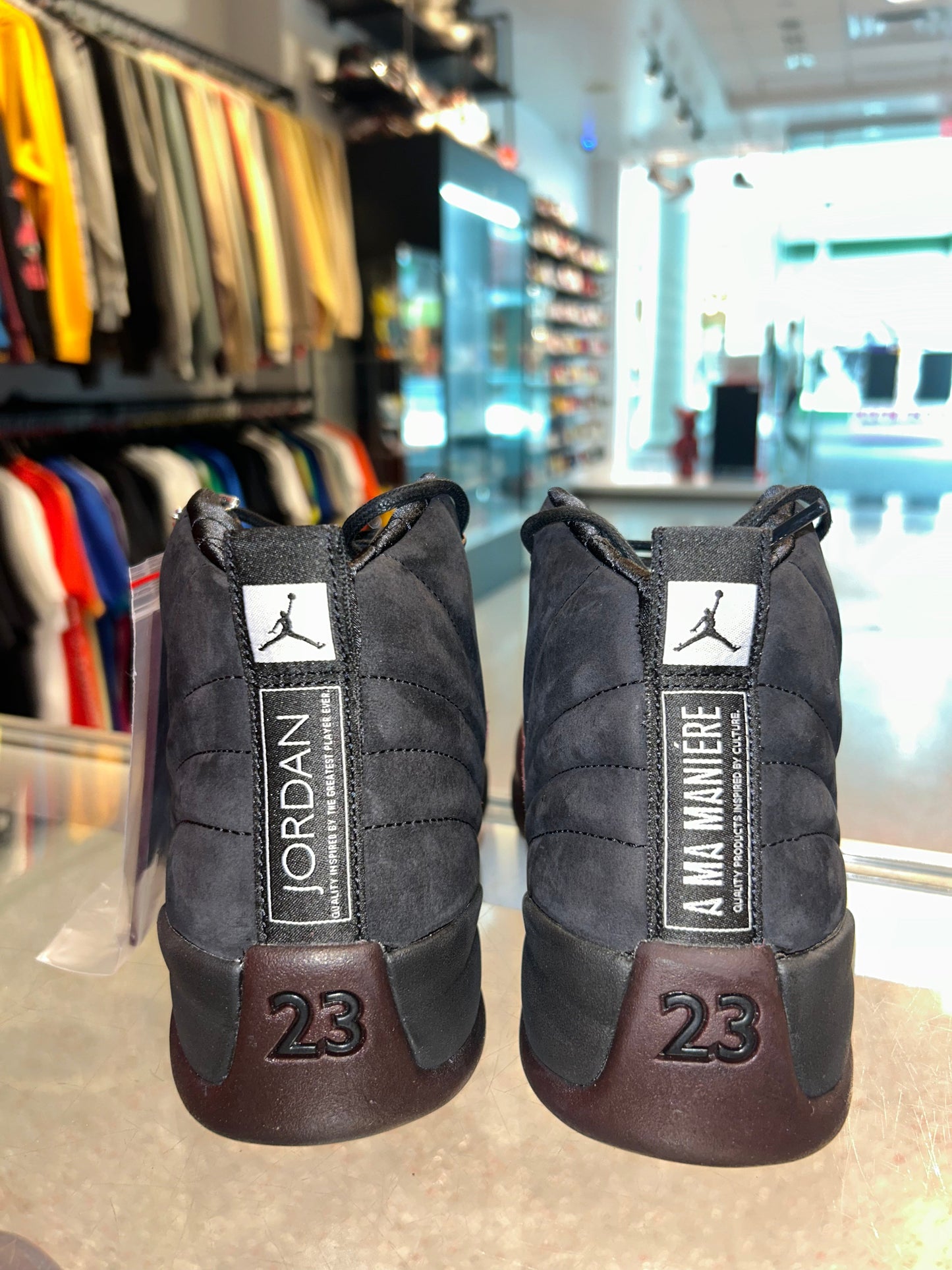Size 10 (11.5W) Air Jordan 12 “A Ma Maniere Black” Brand New (Mall)