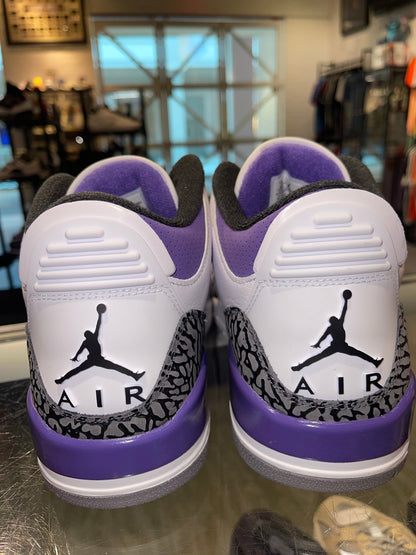 Size 12 Air Jordan 3 “Dark Iris” Brand New (Mall)