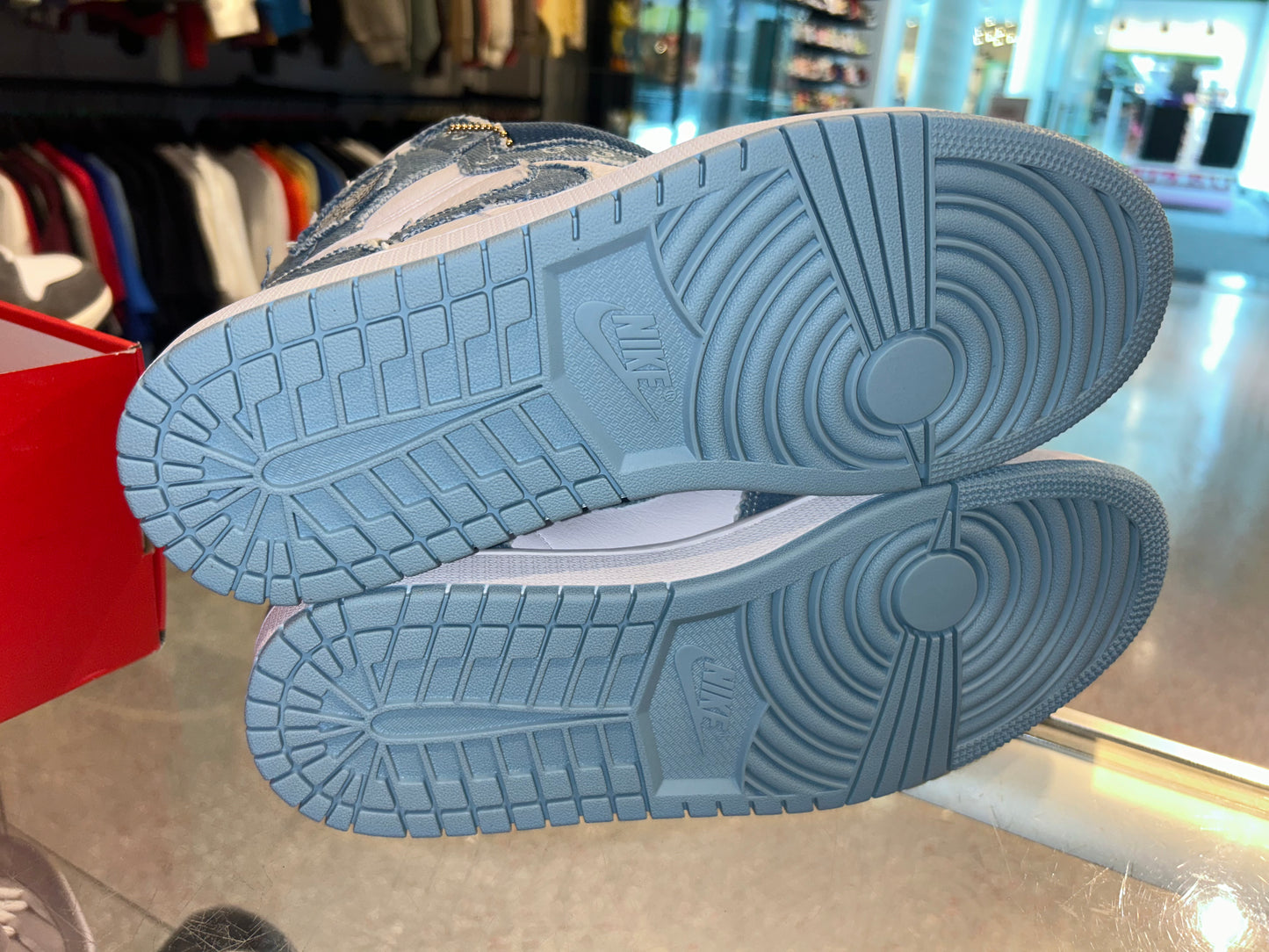 Size 10 (11.5W) Air Jordan 1 “Denim” Brand New (Mall)