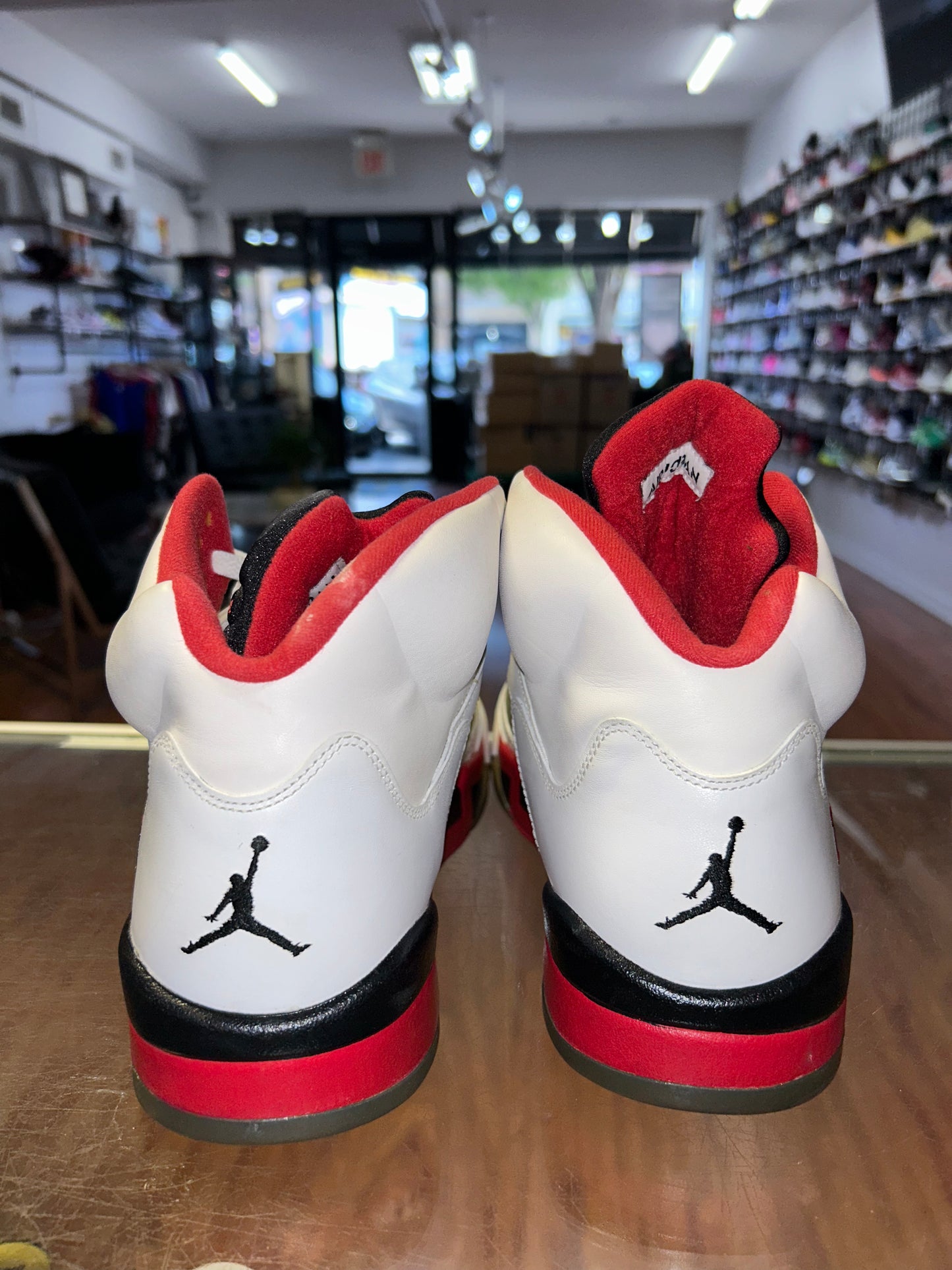 Size 12 Air Jordan 5 “Fire Red” (MAMO)