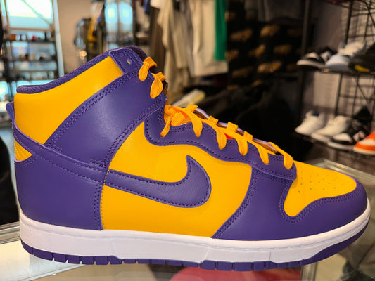 Size 6.5Y Dunk High “Lakers” Brand New (Mall)