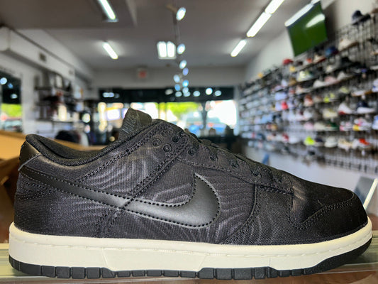Size 12 Nike Dunk Low “Black Canvas” Brand New (MAMO)