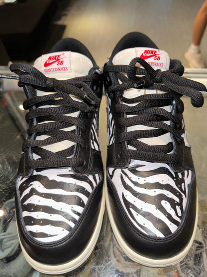 Size 10 Dunk Low “Quartersnacks Zebra” (Mall)