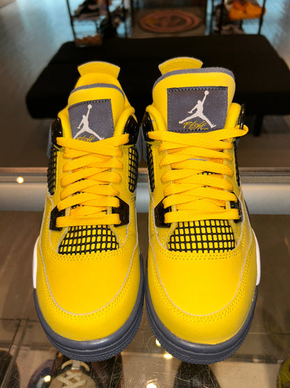Size 6.5y Air Jordan 4 “Lightning” Brand New (Mall)
