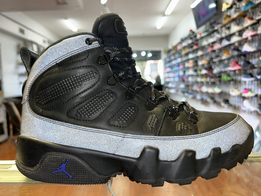 Size 9.5 Air Jordan 9 Boot “Black Concord” (MAMO)