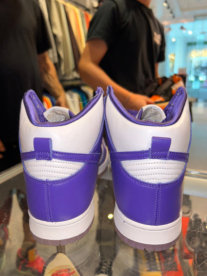 Size 10.5 (12W) Dunk High “Varsity Purple” Brand New (Mall)