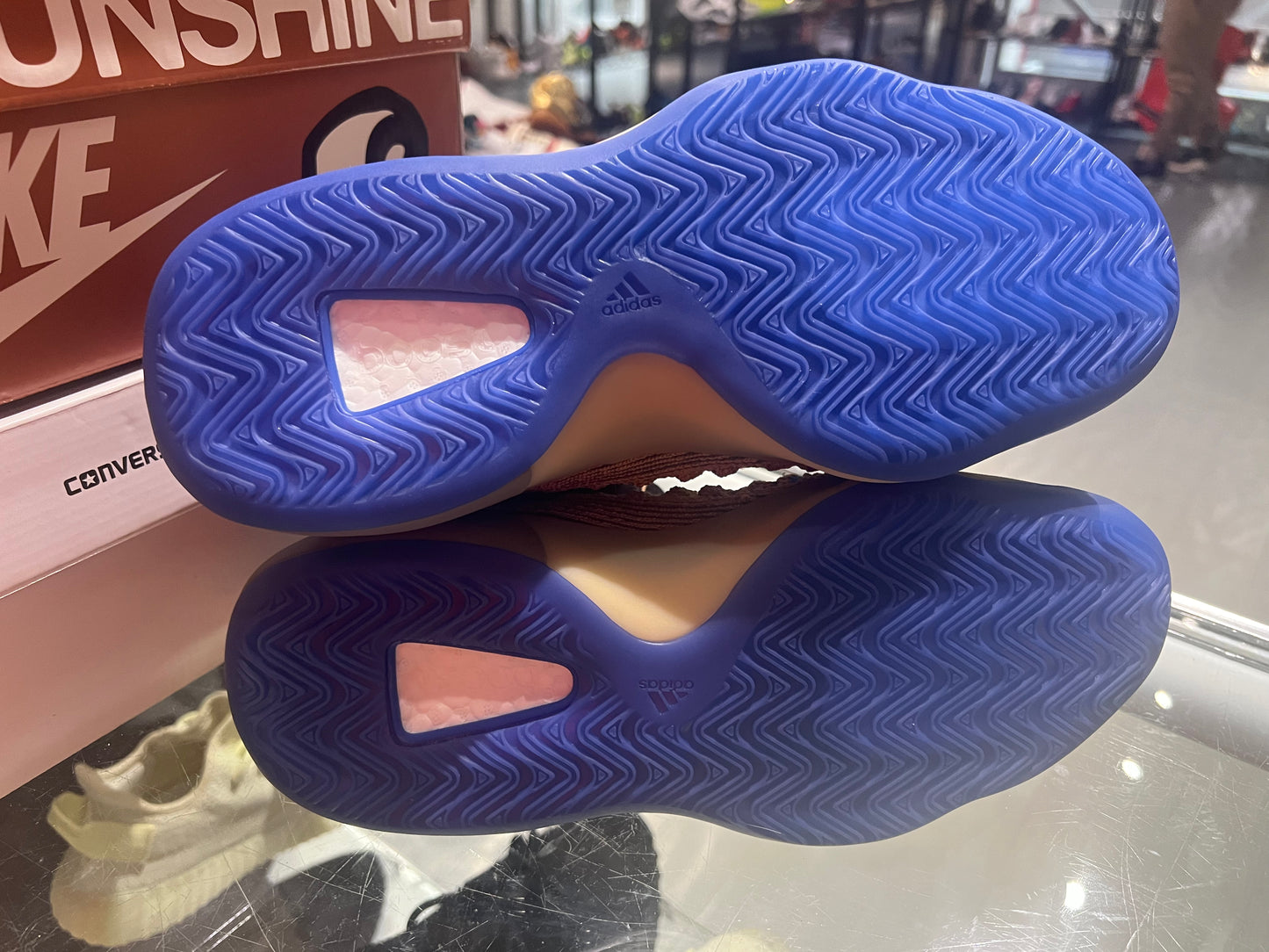 Size 7 Adidas Yeezy BSKTBL Knit “Azure” Brand New (Mall)