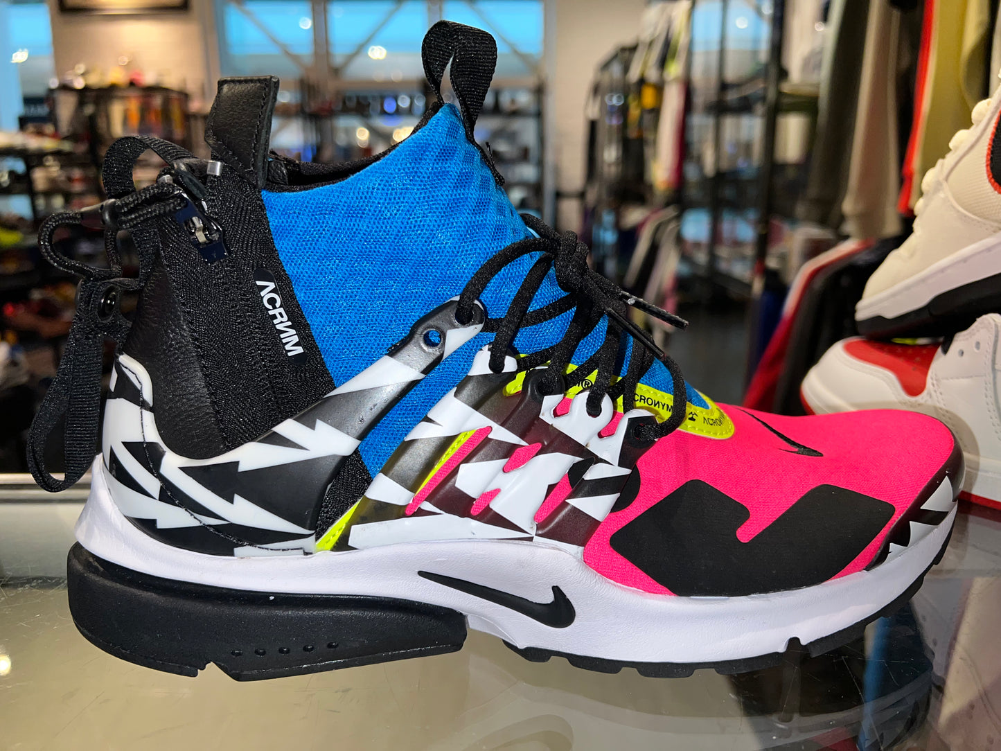 Size 9 Air Presto Mid “Acronym Racer Pink” Brand New (Mall)