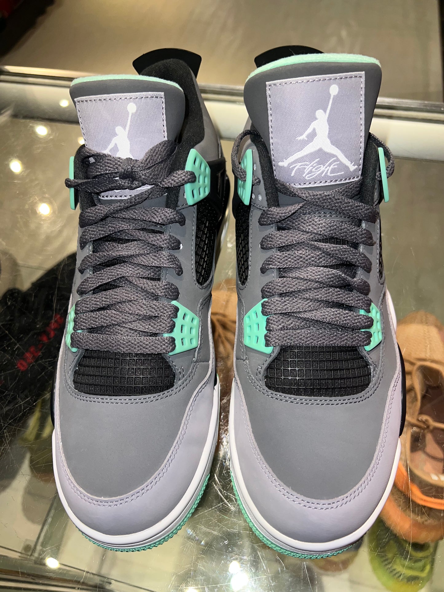 Size 8.5 Air Jordan 4 “Green Glow” Brand New (Mall)
