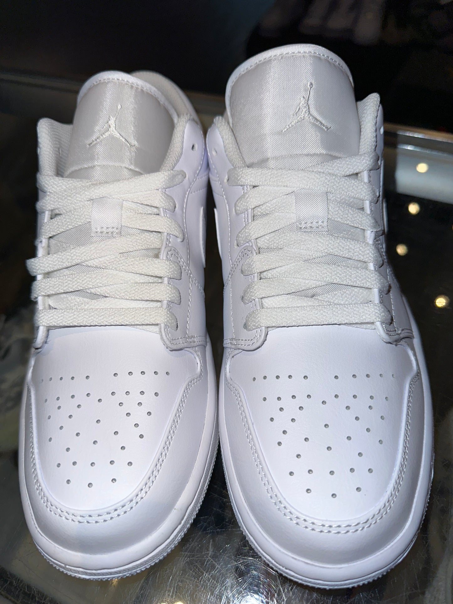 Size 9 Air Jordan 1 Low “Triple White” Brand New (Mall)