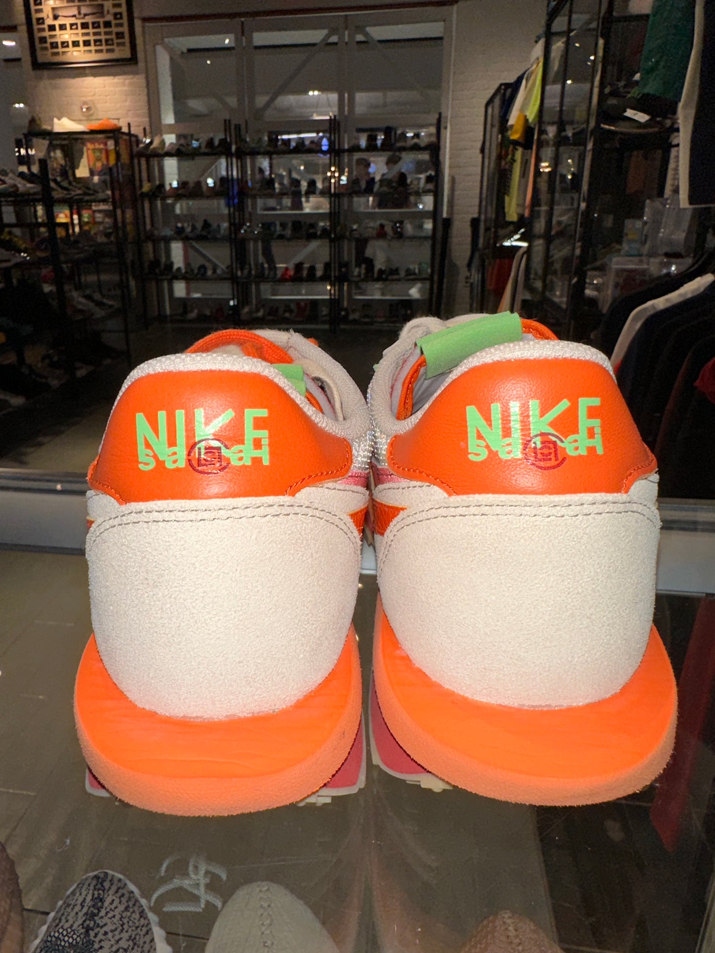 Size 11.5 Nike Waffle Sacai Clot “Orange” Worn 1x (Mall)