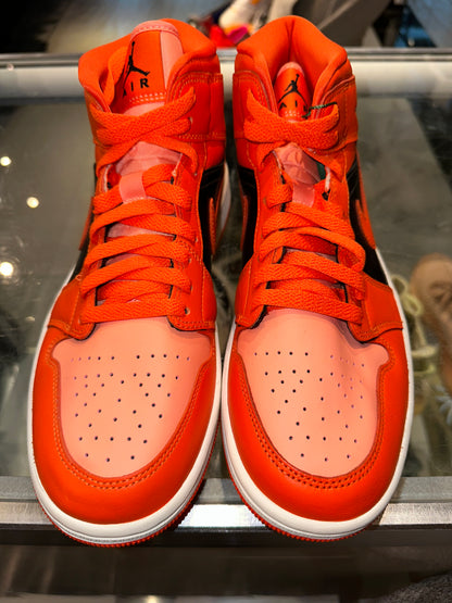 Size 7.5 (9W) Air Jordan 1 Mid “Rush Orange” Brand New (Mall)
