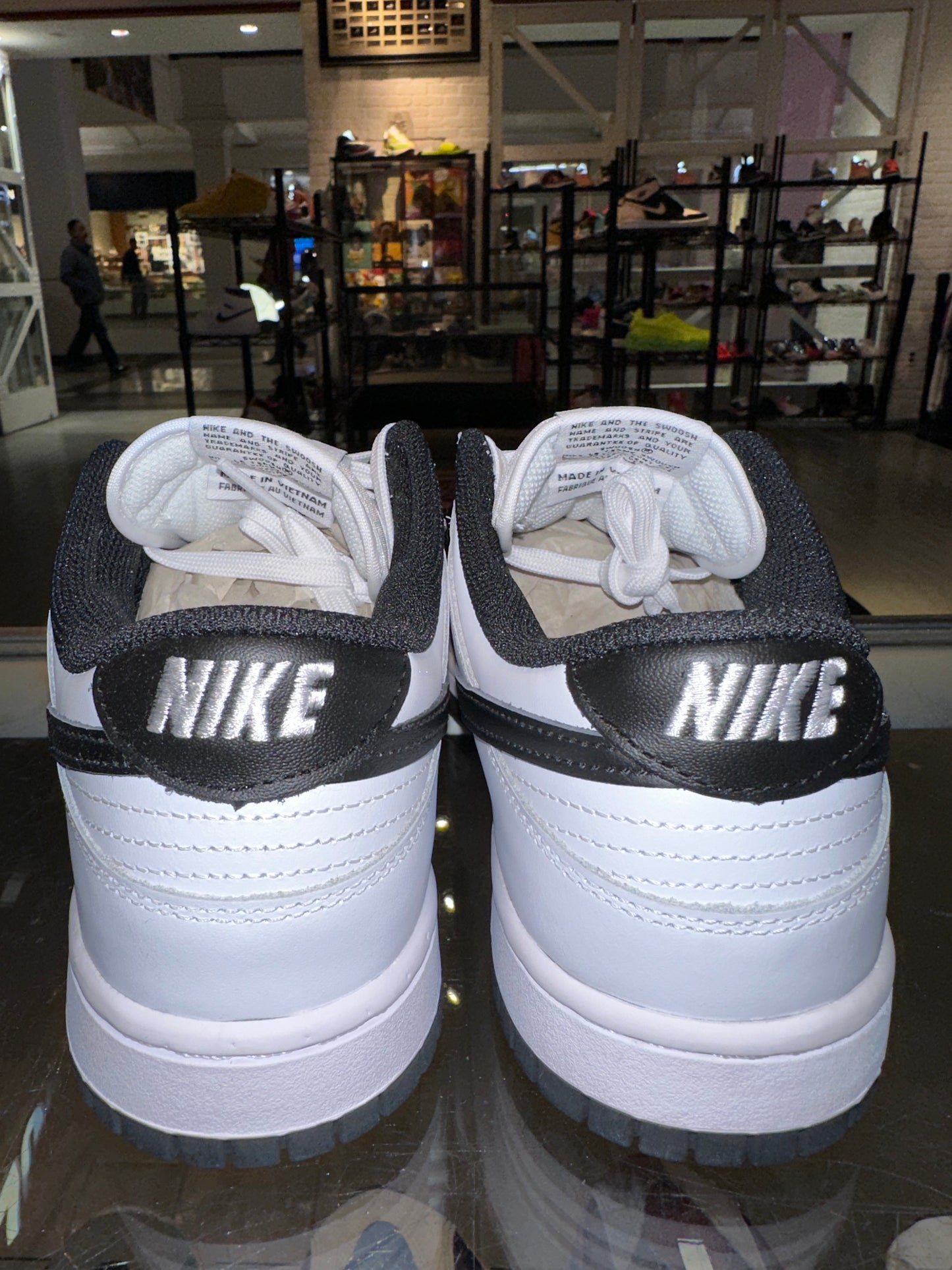 Size 8.5 (10W) Dunk Low “White Black” Brand New (Mall)